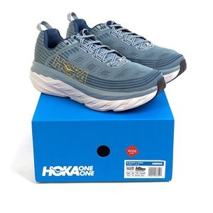 Hoka Running Shoes Bondi 6 Blue Men's Wide 10.5 2E